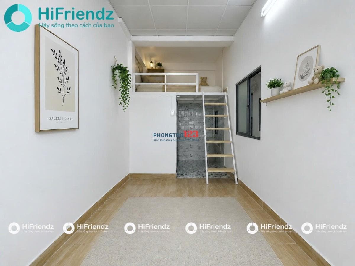 Cho thuê phòng trọ 20m2 cửa sổ trời lớn, full nội thất ngay Nguyễn Gia Trí gần các trường đại học Hu